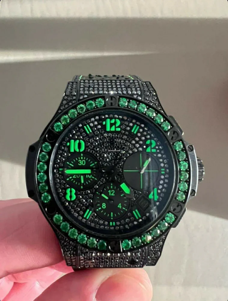 Hublot Big Bang 41 mm Ladies Black Fluo Green Limited Edition 250